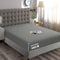 Hotel Quality Fitted Sheet - 1 Piece Fitted Sheet  -Breathable Bedding - Wrinkle, Fade, Stain Resistant- 16inch/40cm Deep Pocket Fitted Bed Sheet-Wrinkle and Fade Resistant,(Grey,Super King)