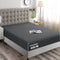 Hotel Quality Fitted Sheet - 1 Piece Fitted Sheet  -Breathable Bedding - Wrinkle, Fade, Stain Resistant- 16inch/40cm Deep Pocket Fitted Bed Sheet-Wrinkle and Fade Resistant,(Dark gray,Super King)