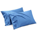 1000TC Ultra Soft Microfiber Pillowcases,Pair of Standard Pillow Covers,（Ocean, Standard Size, 48x74 cm)