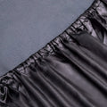 Art Silk Satin Sheet Set Hotel 4 Pieces Fitted/Flat Sheet Bedding Set-Luxury Soft Silky Sheets for Hair and Skin, Similar to Silk Bed Sheets Set 4 Pieces(Queen,Black)