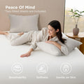 2000TC Hotel Quality Fitted Sheets - 2 Piece Fitted Sheets  -Breathable Bedding - Wrinkle, Fade, Stain Resistant- 16inch/40cm Deep Pocket Fitted Bed Sheets-Wrinkle and Fade Resistant,(White,Super King)
