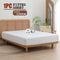 100% Cotton Fitted Sheet - Super Soft 40cm Deep Pocket Bottom Sheets - White Elastic Sheet（King,White)