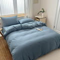Hotel Soft Microfiber Duvet Cover Set-2000TC Quilt Cover Set & Pillowcases -1 Donna Cover Zipper Closure & 1 x Pillowcases-Breathable Bedding - Wrinkle, Fade, Stain Resistant(Ocean,King)
