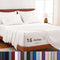 Hotel Soft Bed Sheet Set- Bedding Sheets & Pillowcases -Breathable Bedding - Wrinkle, Fade, Stain Resistant-Deep Pocket Flat Fitted Bed Sheet Set(White,King Single)