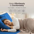 Hotel Quality Fitted Sheet - 1 Piece Fitted Sheet  -Breathable Bedding - Wrinkle, Fade, Stain Resistant- 16inch/40cm Deep Pocket Fitted Bed Sheet-Wrinkle and Fade Resistant,(Royal blue,King Single)