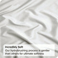 Hotel Soft Microfiber Duvet Cover Set-2000TC Quilt Cover Set & Pillowcases -1 Donna Cover Zipper Closure & 1 x Pillowcases-Breathable Bedding - Wrinkle, Fade, Stain Resistant(Raw white,Queen)