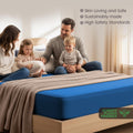 Hotel Quality Fitted Sheet - 1 Piece Fitted Sheet  -Breathable Bedding - Wrinkle, Fade, Stain Resistant- 16inch/40cm Deep Pocket Fitted Bed Sheet-Wrinkle and Fade Resistant,(Royal blue,Single)