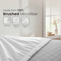 Hotel Quality Fitted Sheet - 1 Piece Fitted Sheet  -Breathable Bedding - Wrinkle, Fade, Stain Resistant- 16inch/40cm Deep Pocket Fitted Bed Sheet-Wrinkle and Fade Resistant,(White,Super King)