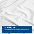 3 Piece Hotel Soft Microfiber Quilt Cover Set-2000TC Duvet/Donna Cover Set & Pillowcases -1 Quilt Cover Zipper Closure & 1 x Pillowcases-Breathable Bedding - Wrinkle, Fade, Stain Resistant(White,King)