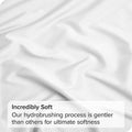 4 Piece Bed Sheet Set- Bedding Sheets & Pillowcases -Breathable Bedding - Wrinkle, Fade, Stain Resistant-Deep Pocket Flat Fitted Bed Sheet Set(White,King)
