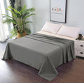 Elegant Comfort Premium Hotel Quality 1-Piece King Flat Sheet, Luxury and Softest 2000 Thread Count Bedding Flat Sheet(King,Grey)