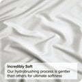 2 Piece Hotel Soft Microfiber Quilt Cover Set-2000TC Duvet/Donna Cover Set & Pillowcases -1 Quilt Cover Zipper Closure & 1 x Pillowcases-Breathable Bedding - Wrinkle, Fade, Stain Resistant(Raw white,King Single)