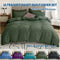 2 Piece Hotel Soft Microfiber Quilt Cover Set-2000TC Duvet/Donna Cover Set & Pillowcases -1 Quilt Cover Zipper Closure & 1 x Pillowcases-Breathable Bedding - Wrinkle, Fade, Stain Resistant(Olive green,King Single)