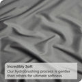 3 Piece Bed Sheet Set- Bedding Sheets & Pillowcases -Breathable Bedding - Wrinkle, Fade, Stain Resistant-Deep Pocket Flat Fitted Bed Sheet Set(Grey,King Single)