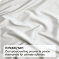 3 Piece Fitted Sheet Set- Fitted Sheet & Pillowcases -Breathable Bedding - Wrinkle, Fade, Stain Resistant- 40cm Deep Pocket Fitted Bed Sheet Set(Raw white,Queen)