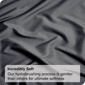 3 Piece Fitted Sheet Set- Fitted Sheet & Pillowcases -Breathable Bedding - Wrinkle, Fade, Stain Resistant- 40cm Deep Pocket Fitted Bed Sheet Set(Dark gray,Queen)