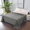 Elegant Comfort Premium Hotel Quality 1-Piece Queen Flat Sheet, Luxury and Softest 2000 Thread Count Bedding Flat Sheet(Queen,Grey)