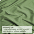 Elegant Comfort Premium Hotel Quality 1-Piece Queen Flat Sheet, Luxury and Softest 2000 Thread Count Bedding Flat Sheet(Queen,Olive green)