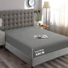 Hotel Quality Fitted Sheet - 1 Piece Fitted Sheet  -Breathable Bedding - Wrinkle, Fade, Stain Resistant- 16inch/40cm Deep Pocket Fitted Bed Sheet-Wrinkle and Fade Resistant,(Grey,Queen)