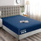 Hotel Quality Fitted Sheet - 1 Piece Fitted Sheet  -Breathable Bedding - Wrinkle, Fade, Stain Resistant- 16inch/40cm Deep Pocket Fitted Bed Sheet-Wrinkle and Fade Resistant,(Navy,Queen)