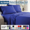 3 Piece Bed Sheet Set- Bedding Sheets & Pillowcases -Breathable Bedding - Wrinkle, Fade, Stain Resistant-Deep Pocket Flat Fitted Bed Sheet Set(Royal blue,Single)