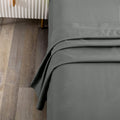 Elegant Comfort Premium Hotel Quality 1-Piece Single Flat Sheet, Luxury and Softest 2000 Thread Count Bedding Flat Sheet(Single,Grey)