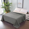 Elegant Comfort Premium Hotel Quality 1-Piece Super King Flat Sheet, Luxury and Softest 2000 Thread Count Bedding Flat Sheet(Super King,Grey)
