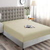 Hotel Quality Fitted Sheet - 1 Piece Fitted Sheet  -Breathable Bedding - Wrinkle, Fade, Stain Resistant- 16inch/40cm Deep Pocket Fitted Bed Sheet-Wrinkle and Fade Resistant,(Cream White,Super King)