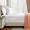 Satin Fitted Sheet Set Hotel 3 Pieces Fitted Sheet with Pillowcase, Art Silk Bedding Set-Luxury Soft Silky Sheets for Hair and Skin, Similar to Silk Fitted Sheets Set 3 Pieces(Queen,White)