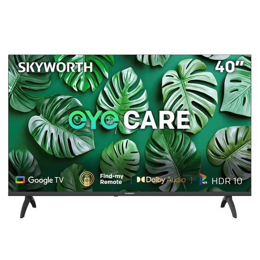SKYWORTH 40" E5500H EyeCare Smart Google TV, 1080P FHD, HDR10 HLG Television