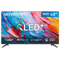 SKYWORTH Q5600H 43''-QLED+ Smart Google TV, FHD, HDR10 HLG, Find-My Remote,Dolby Audio, Screen Casting, Bezel Less Design, Voice Control