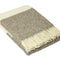 Brighton Throw - 100% NZ Wool -  Stone