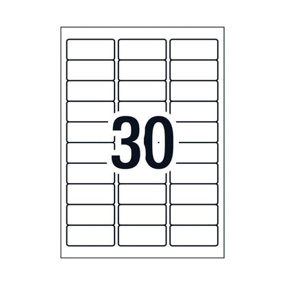 AVERY Laser Label L7158 30Up Pack of 100