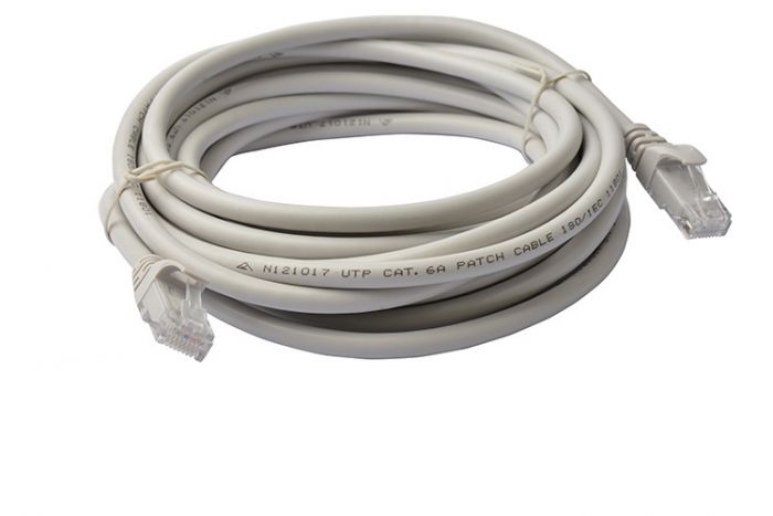 8WARE Cat6a UTP Ethernet Cable 15m Snagless Grey