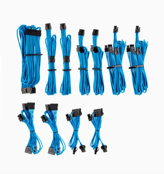 CORSAIR Corsair PSU - BLUE Premium Individually Sleeved DC Cable Pro Kit, Type 4 Generation 4