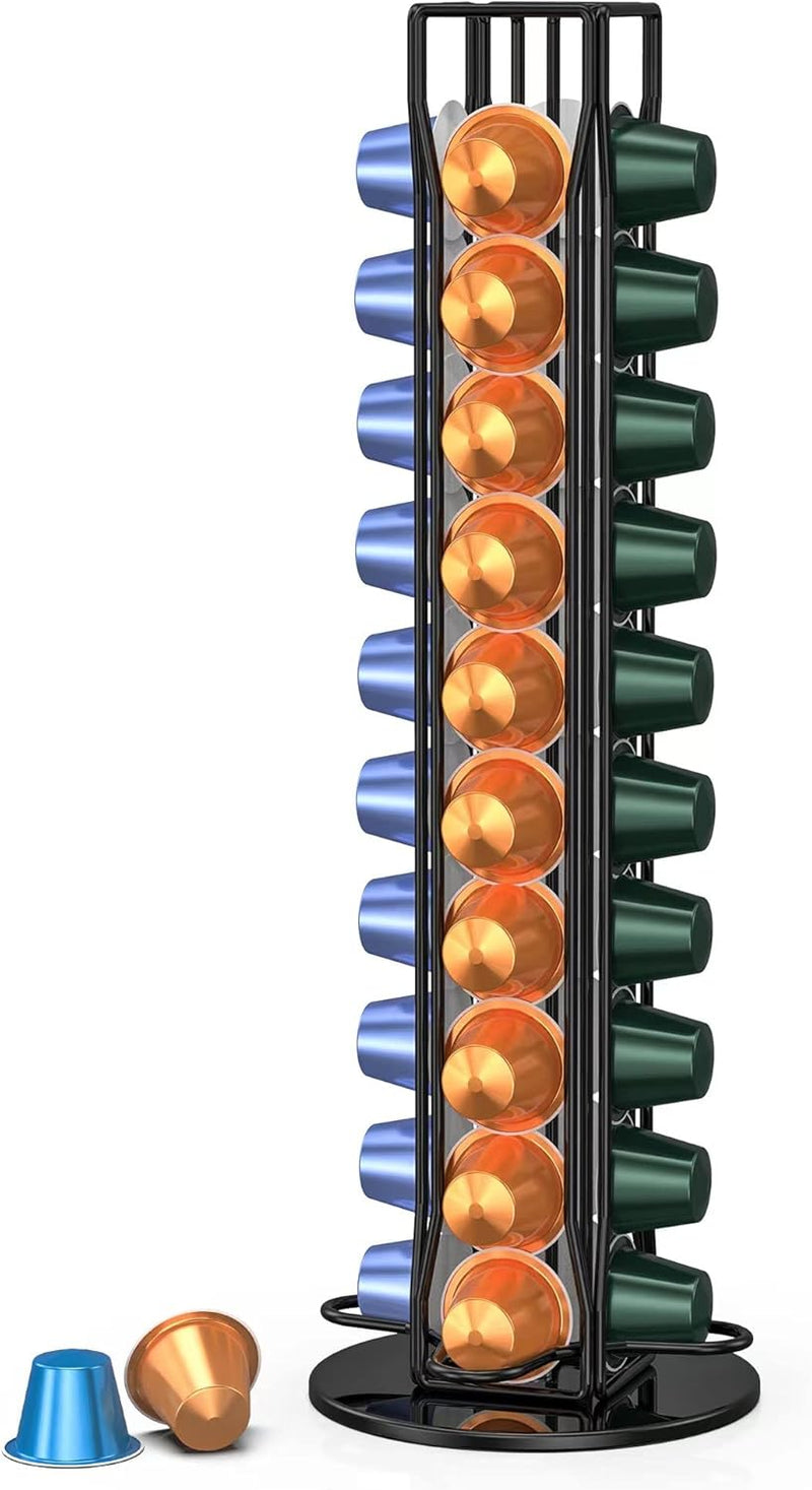 Coffee Pods Holder Storage Compatible with 40 Nespresso Pods
