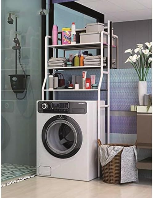 CARLA HOME 3-Tier Over Washing Machine Storage Rack for Laundry Room or Kitchen