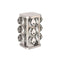 CARLA HOME Rotating Spice Rack Organizer with 12 Glass Jars for Kitchen Countertop