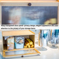 CARLA HOME Bamboo Bread Box, Kitchen Countertop Storage, Window Bread Holder