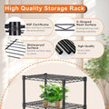 CARLA HOME 5-Tier Adjustable Metal Storage Shelves Wire Rack Organizer for Kitchen, Pantry, Bathroom or Laundry Room (60cm W x 40cm D x 176cm H)