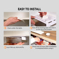 CARLA HOME 3‑Pack Under Desk Storage Drawers Hidden Pull‑Out Organizer for Office & Home