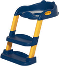 CARLA HOME Potty Training Seat with Step Stool Ladder with Anti-Slip Design, Soft Cushion & Foldable Structure for Kids Bathroom Independence