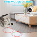 CARLA HOME Interactive Laser Toy for Cats with Adjustable Angle, USB Rechargeable & 2 Speed Modes