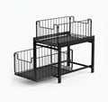 CARLA HOME 2 Tier Sliding Cabinet Organizer Drawer Storage Rack for Kitchen or Bathroom