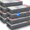 CARLA HOME 8 Pack Underbed Storage Bins with 90L Large Capacity Storage Containers for Comforters, Linen, Pillows, Toys, Towels, Blankets