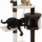 CARLA HOME 140cm Cat Tree for Indoor Cats with Plush Perch, Sisal Scratching Posts & Condo for Kittens & Adult Cats (Beige)