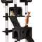 CARLA HOME 180cm Cat Tree Tower for Indoor Cats with Dual Condos, Plush Perches, Sisal Scratching Posts & Ramps for Kittens & Adult Cats (Black)