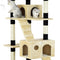 CARLA HOME 180cm Cat Tree Tower for Indoor Cats with Dual Condos, Plush Perches, Sisal Scratching Posts & Ramps for Kittens & Adult Cats (Beige)