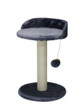 CARLA HOME Cat Tree Tower for Indoor Cats with Plush Perch, Sisal Scratching Post & Hanging Ball Toy for Kittens or Small Breeds