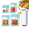 CARLA HOME Automatic Vacuum Sealer Kit - 10 Reusable Bags - White - Food Vacuum Set